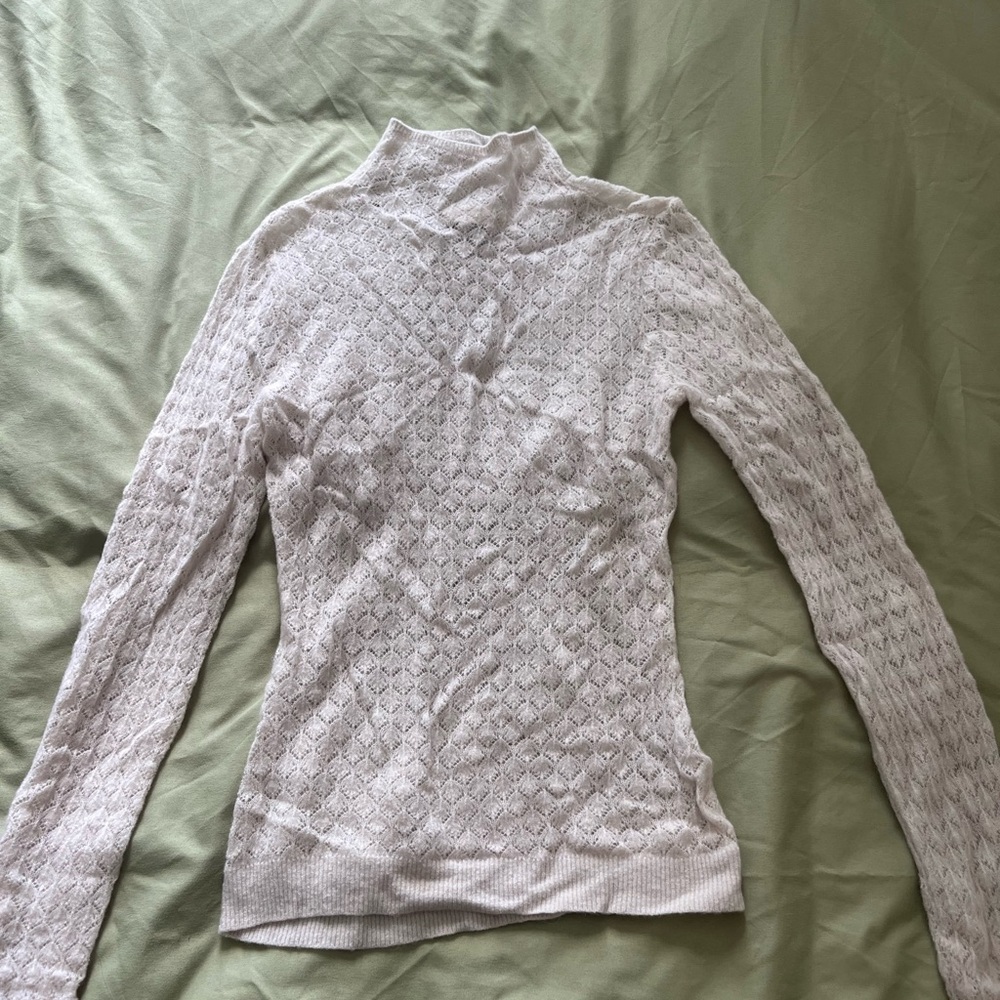Abercrombie & Fitch Cream Turtleneck Sweater